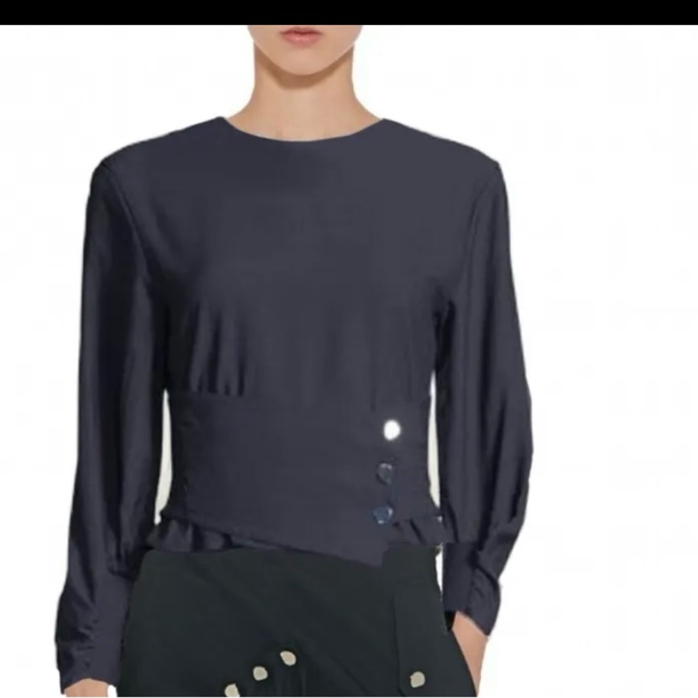 Tbi blouse elastic waist